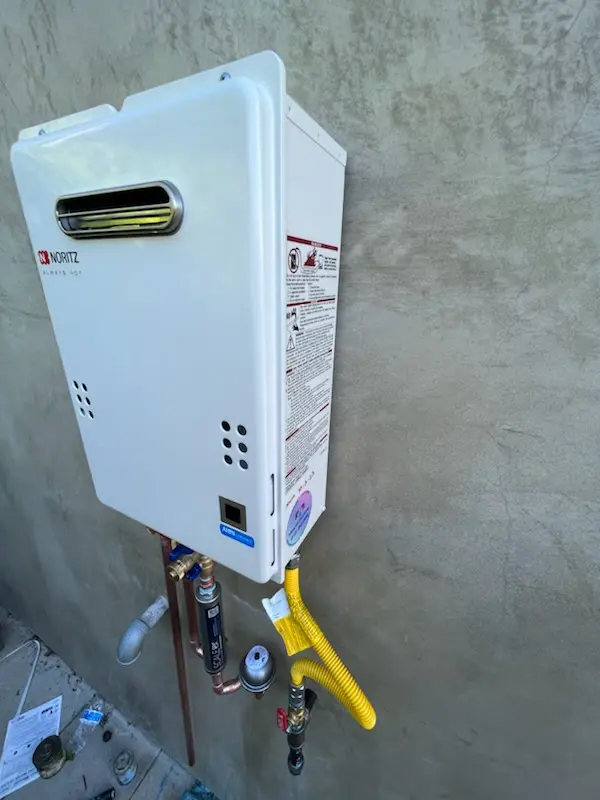 Tankless water heater installation for Slickport homes