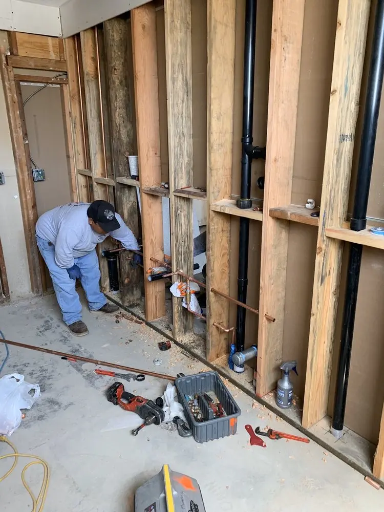 Commercial rough-in plumbing for Gas Line Repair in Slickport